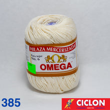 Cargar imagen en el visor de la galería, Hilaza Mercerizada Para Tejer No. 6 Omega