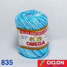 Cargar imagen en el visor de la galería, Hilaza Mercerizada Para Tejer No. 6 Omega
