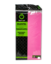Cargar imagen en el visor de la galería, Mantel Redondo de Plastico Para Fiestas