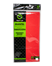 Cargar imagen en el visor de la galería, Mantel Redondo de Plastico Para Fiestas