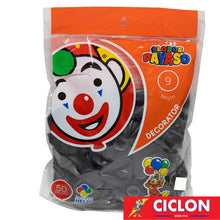Cargar imagen en el visor de la galería, Globos Payaso de Latex #9 bolsa con 50 piezas
