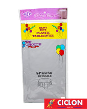 Cargar imagen en el visor de la galería, Mantel Reusable de Plastico Redondo