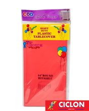 Cargar imagen en el visor de la galería, Mantel Reusable de Plastico Redondo