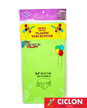 Cargar imagen en el visor de la galería, Mantel Reusable de Plastico Redondo