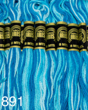Cargar imagen en el visor de la galería, Hilo Vela Para Bordar Arco IRIS 1 Madeja con 8m