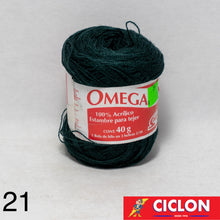 Cargar imagen en el visor de la galería, Omega Cryl Estambre para Tejer