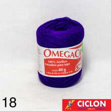 Cargar imagen en el visor de la galería, Omega Cryl Estambre para Tejer