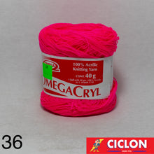 Cargar imagen en el visor de la galería, Omega Cryl Estambre para Tejer