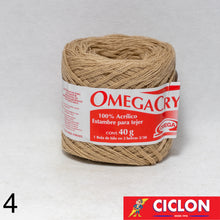 Cargar imagen en el visor de la galería, Omega Cryl Estambre para Tejer