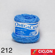 Cargar imagen en el visor de la galería, Omega Crys Estambre para Tejer Madeja 40g