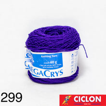 Cargar imagen en el visor de la galería, Omega Crys Estambre para Tejer Madeja 40g