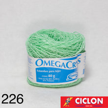 Cargar imagen en el visor de la galería, Omega Crys Estambre para Tejer Madeja 40g