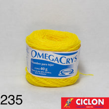 Cargar imagen en el visor de la galería, Omega Crys Estambre para Tejer Madeja 40g