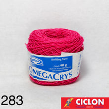 Cargar imagen en el visor de la galería, Omega Crys Estambre para Tejer Madeja 40g