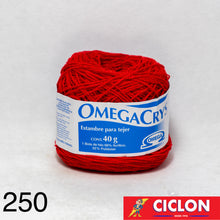 Cargar imagen en el visor de la galería, Omega Crys Estambre para Tejer Madeja 40g
