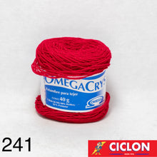 Cargar imagen en el visor de la galería, Omega Crys Estambre para Tejer Madeja 40g