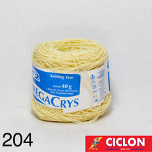 Cargar imagen en el visor de la galería, Omega Crys Estambre para Tejer Madeja 40g