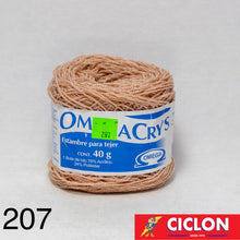 Cargar imagen en el visor de la galería, Omega Crys Estambre para Tejer Madeja 40g