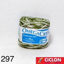 Cargar imagen en el visor de la galería, Omega Crys Estambre para Tejer Madeja 40g