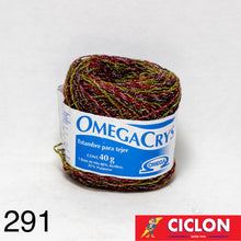 Cargar imagen en el visor de la galería, Omega Crys Estambre para Tejer Madeja 40g