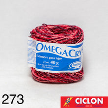 Cargar imagen en el visor de la galería, Omega Crys Estambre para Tejer Madeja 40g