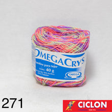 Cargar imagen en el visor de la galería, Omega Crys Estambre para Tejer Madeja 40g