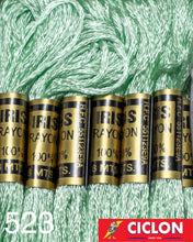 Cargar imagen en el visor de la galería, Hilo Iris para Bordar 100% Rayon Madeja 8m Colores 500-599