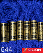 Cargar imagen en el visor de la galería, Hilo Iris para Bordar 100% Rayon Madeja 8m Colores 500-599