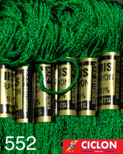 Cargar imagen en el visor de la galería, Hilo Iris para Bordar 100% Rayon Madeja 8m Colores 500-599