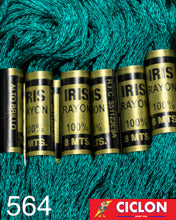 Cargar imagen en el visor de la galería, Hilo Iris para Bordar 100% Rayon Madeja 8m Colores 500-599