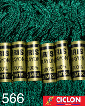 Cargar imagen en el visor de la galería, Hilo Iris para Bordar 100% Rayon Madeja 8m Colores 500-599