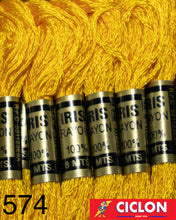 Cargar imagen en el visor de la galería, Hilo Iris para Bordar 100% Rayon Madeja 8m Colores 500-599