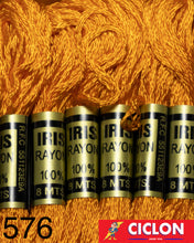 Cargar imagen en el visor de la galería, Hilo Iris para Bordar 100% Rayon Madeja 8m Colores 500-599