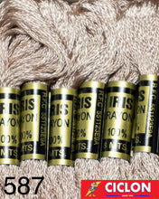 Cargar imagen en el visor de la galería, Hilo Iris para Bordar 100% Rayon Madeja 8m Colores 500-599