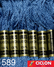 Cargar imagen en el visor de la galería, Hilo Iris para Bordar 100% Rayon Madeja 8m Colores 500-599