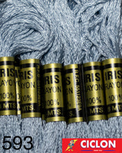 Cargar imagen en el visor de la galería, Hilo Iris para Bordar 100% Rayon Madeja 8m Colores 500-599