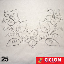 Cargar imagen en el visor de la galería, Manta para Bordar Natural 60cm x 60cm