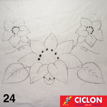 Cargar imagen en el visor de la galería, Manta para Bordar Natural 60cm x 60cm