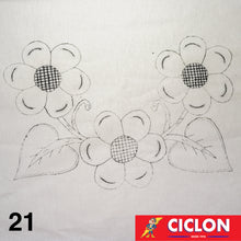 Cargar imagen en el visor de la galería, Manta para Bordar Natural 60cm x 60cm