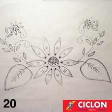 Cargar imagen en el visor de la galería, Manta para Bordar Natural 60cm x 60cm