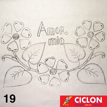 Cargar imagen en el visor de la galería, Manta para Bordar Natural 60cm x 60cm