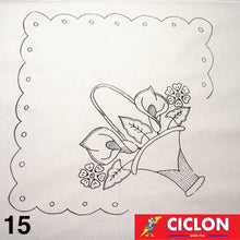 Cargar imagen en el visor de la galería, Manta para Bordar Natural 60cm x 60cm