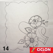 Cargar imagen en el visor de la galería, Manta para Bordar Natural 60cm x 60cm