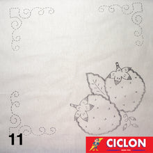 Cargar imagen en el visor de la galería, Manta para Bordar Natural 60cm x 60cm