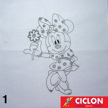 Cargar imagen en el visor de la galería, Tela para Bordar Blanca 45cm x 50cm