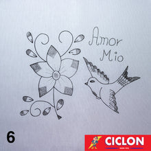 Cargar imagen en el visor de la galería, Tela para Bordar Blanca 45cm x 50cm