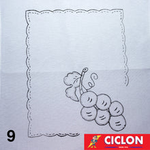 Cargar imagen en el visor de la galería, Tela para Bordar Blanca 45cm x 50cm