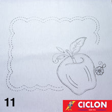 Cargar imagen en el visor de la galería, Tela para Bordar Blanca 45cm x 50cm