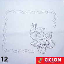 Cargar imagen en el visor de la galería, Tela para Bordar Blanca 45cm x 50cm