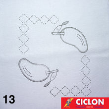 Cargar imagen en el visor de la galería, Tela para Bordar Blanca 45cm x 50cm